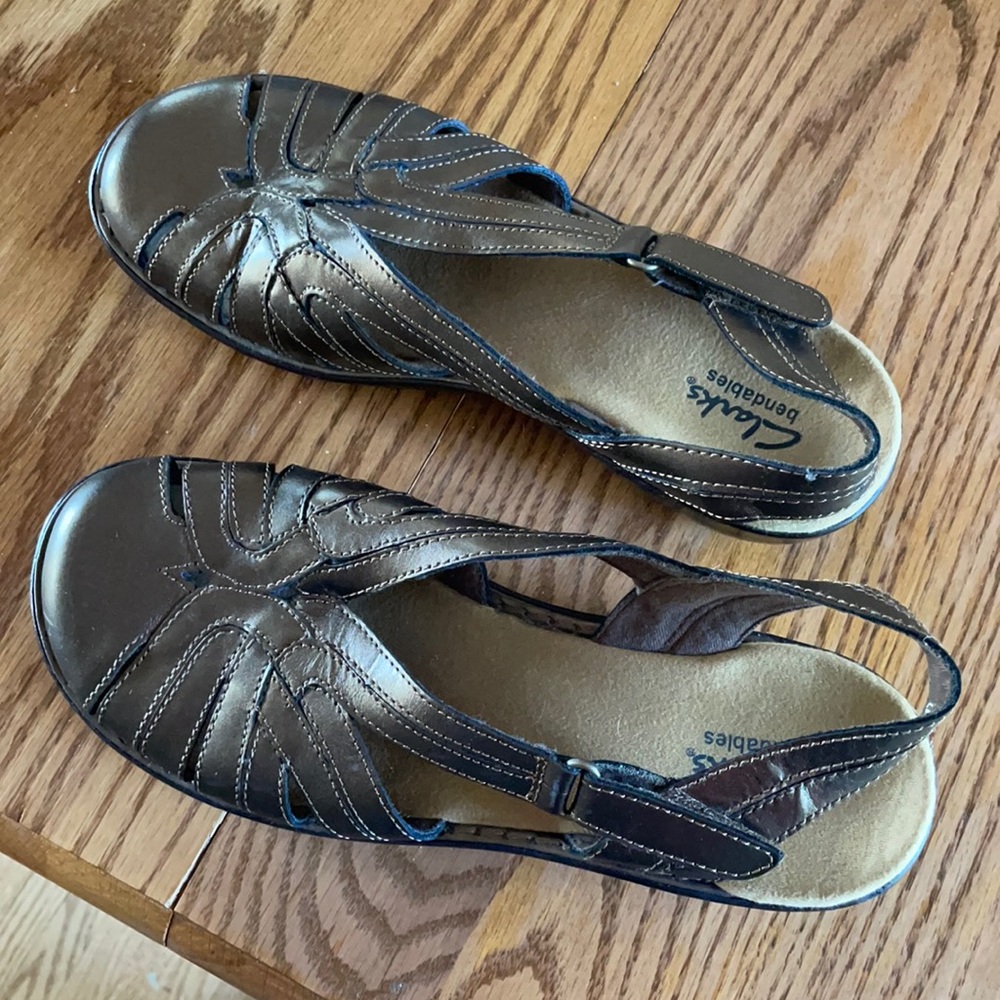 Clarks closed toe sandals